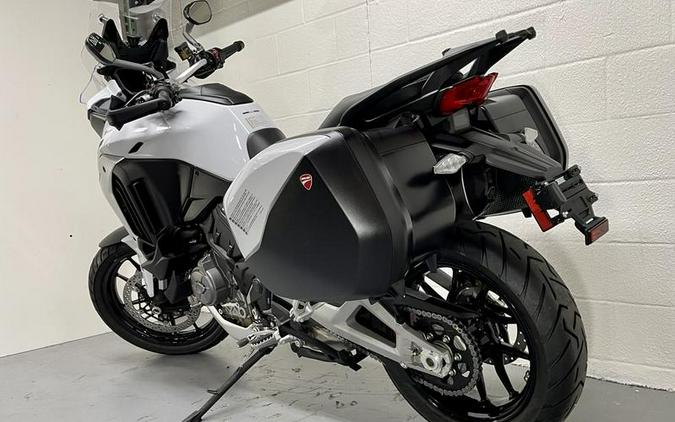 2023 Ducati Multistrada V4S Iceberg White - Spoked Wheels