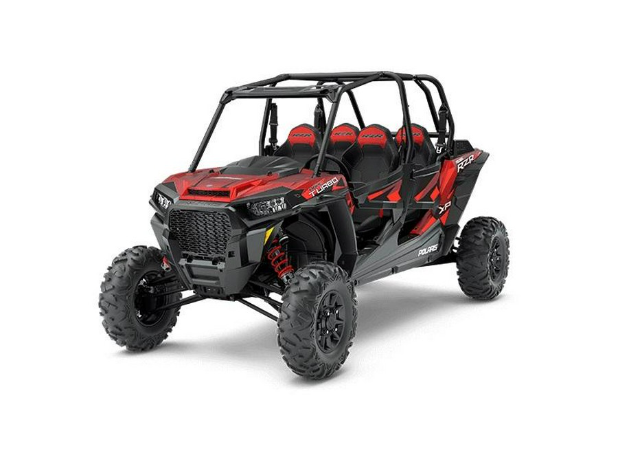 2018 Polaris® RZR XP® 4 Turbo EPS FOX Edition Matte Sunset Red