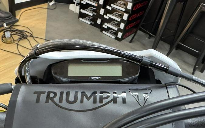 2026 Triumph TF 250-E Jet Black/Pure White