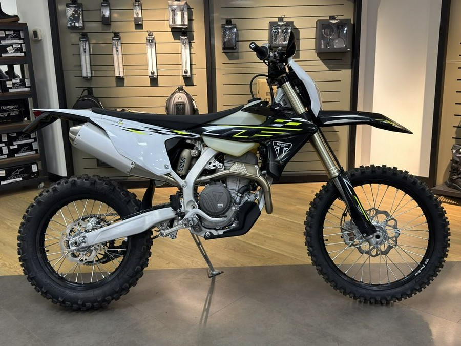 2026 Triumph TF 250-E Jet Black/Pure White