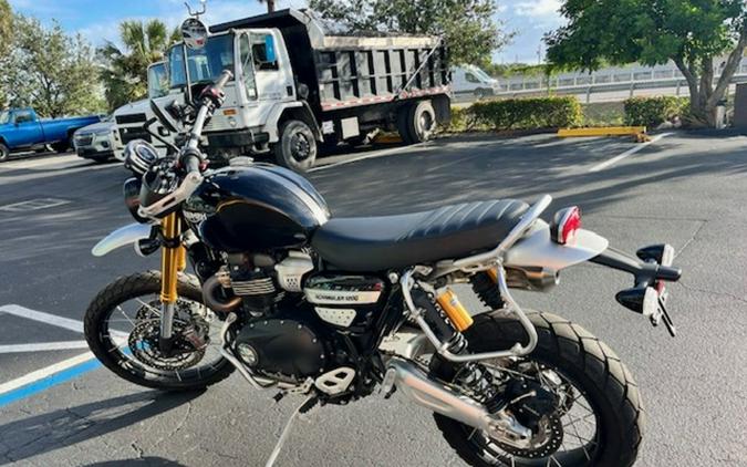 2022 Triumph Scrambler 1200 XE Sapphire Black