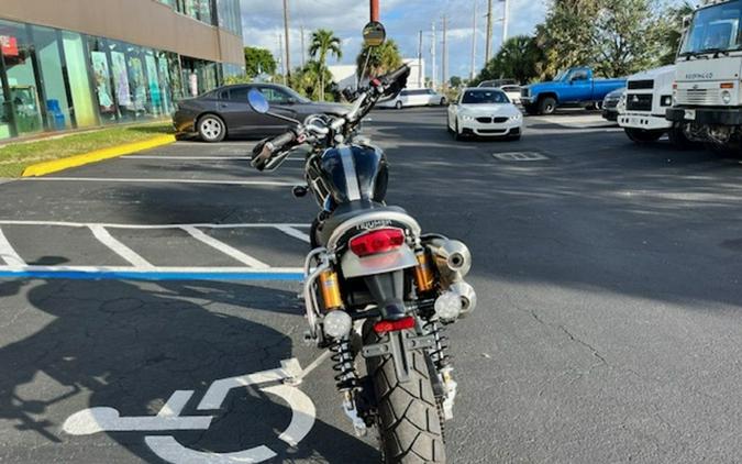 2022 Triumph Scrambler 1200 XE Sapphire Black