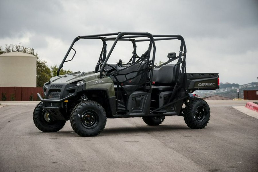 New 2024 POLARIS RANGER CREW 570 FULLSIZE SAGE GREEN