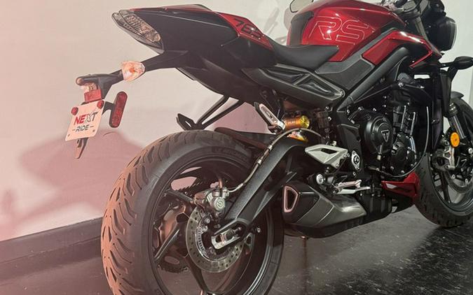 2024 Triumph Street Triple 765 RS Carnival Red