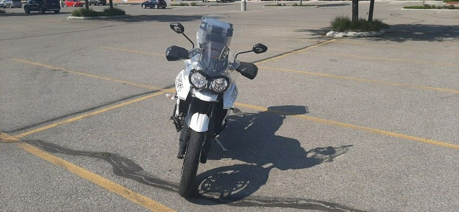 2018 Triumph Tiger 800 XRX Crystal White