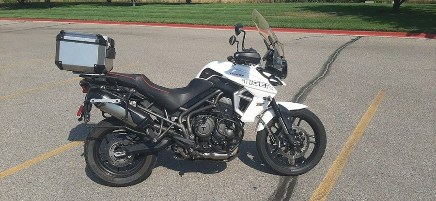 2018 Triumph Tiger 800 XRX Crystal White