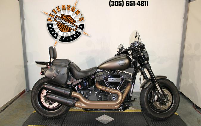 Used 2020 Harley-Davidson Softail Fat Bob 114 Motorcycle For Sale In Miami, Florida