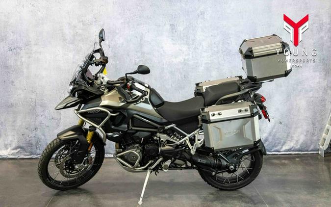 2025 Triumph Tiger 1200 Rally Pro Matt Khaki Green Rally Pro