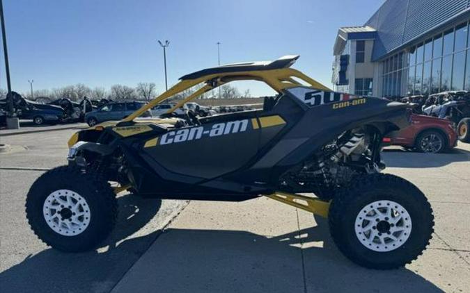 2024 Can-Am® Maverick R X RS with Smart-Shox Carbon Black & Neo Yellow