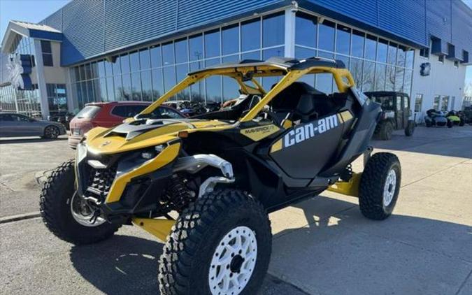 2024 Can-Am® Maverick R X RS with Smart-Shox Carbon Black & Neo Yellow