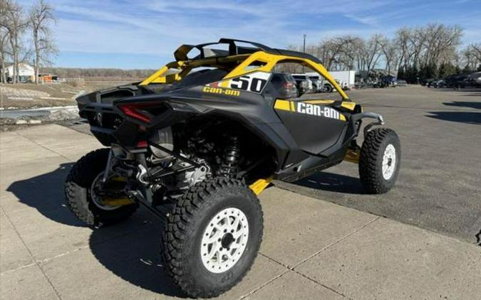 2024 Can-Am® Maverick R X RS with Smart-Shox Carbon Black & Neo Yellow