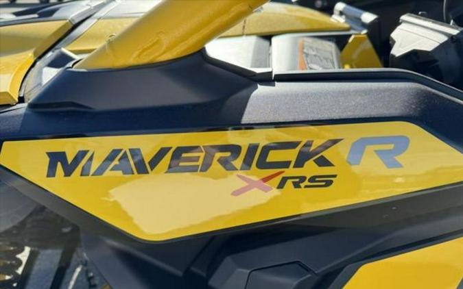 2024 Can-Am® Maverick R X RS with Smart-Shox Carbon Black & Neo Yellow