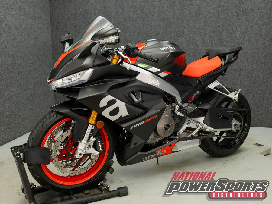 2021 APRILIA RS 660 W/ABS