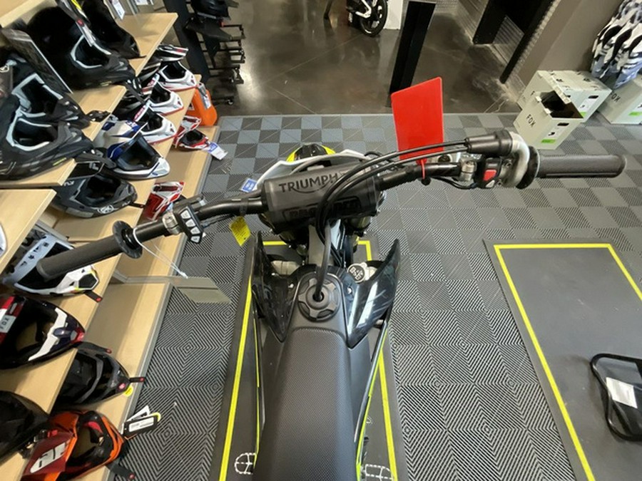 2025 Triumph TF 250-X Jet Black/Pure White