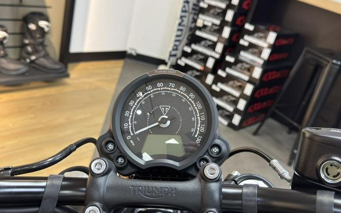 2026 Triumph Bonneville Bobber Jet black