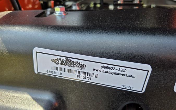 0 Bad Boy Mowers 3026 with Loader & Backhoe