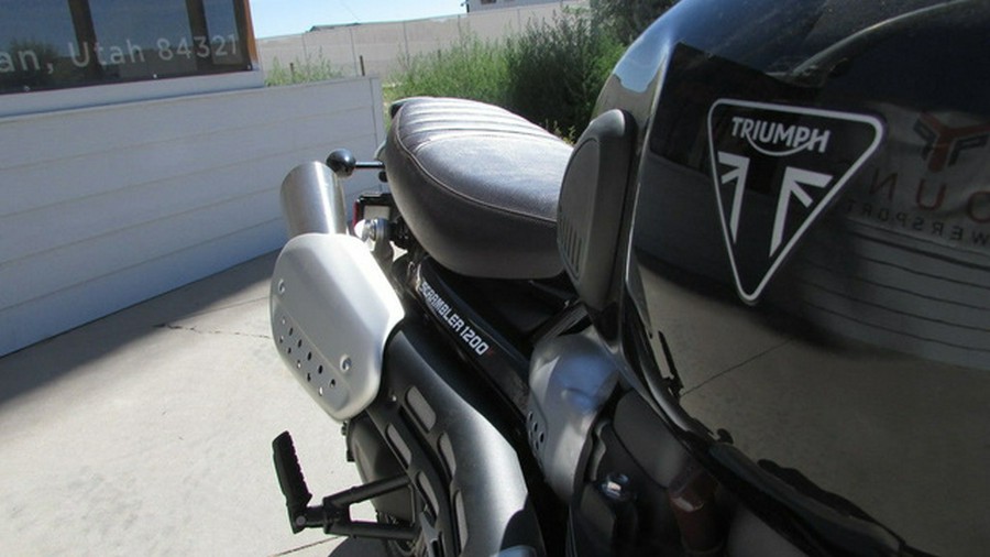2025 Triumph Scrambler 1200 X Sapphire Black