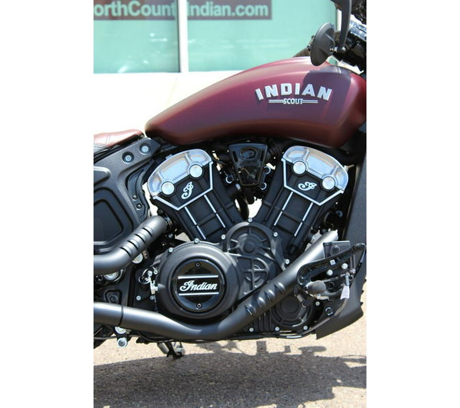 2021 Indian Motorcycle® Scout® Bobber ABS Maroon Metallic Smoke