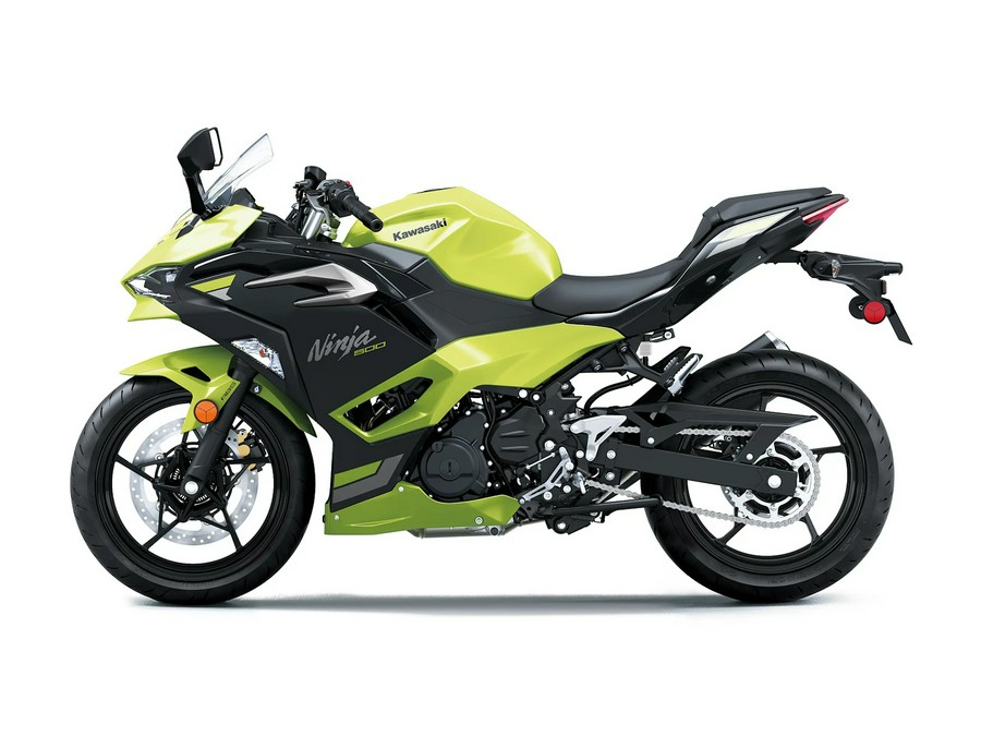 2026 Kawasaki NINJA 500 ABS Metallic Yellowish Green/Ebony - 110216