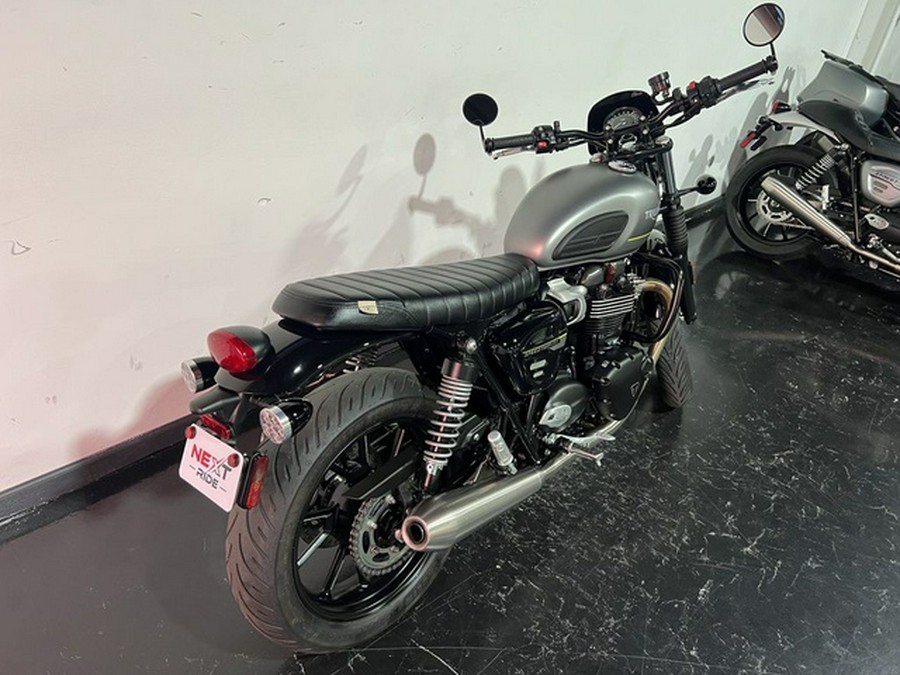 2023 Triumph Speed Twin 900 Matte Silver Ice