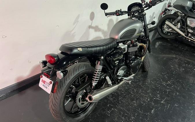 2023 Triumph Speed Twin 900 Matte Silver Ice