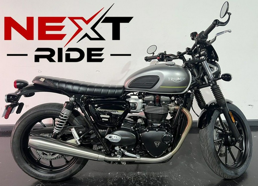 2023 Triumph Speed Twin 900 Matte Silver Ice