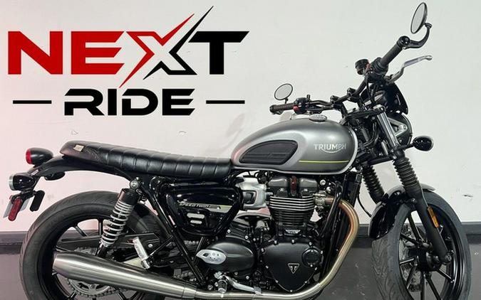 2023 Triumph Speed Twin 900 Matte Silver Ice