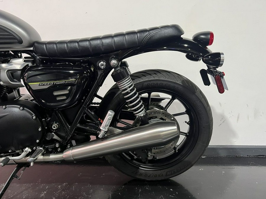 2023 Triumph Speed Twin 900 Matte Silver Ice