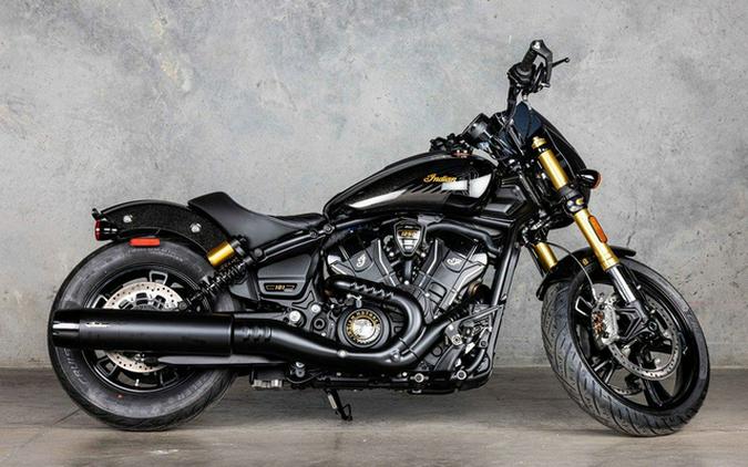 2026 Indian 101 Scout Black Crystal with Super Graphite