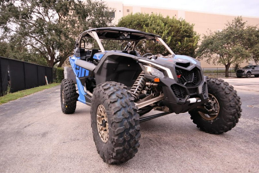 2024 Can-Am® Maverick X3 X rs Turbo RR with Smart-Shox Dazzling Blue & Carbon Black