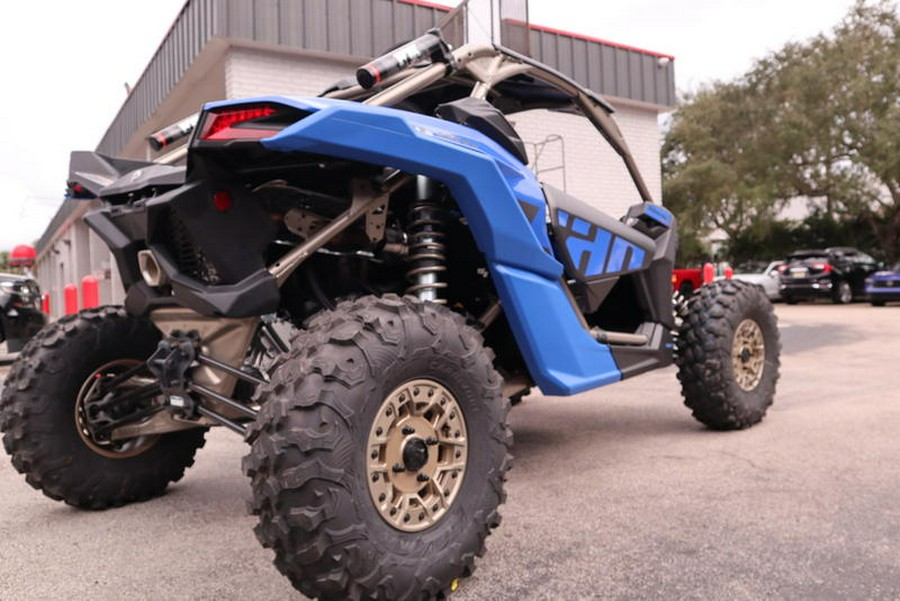 2024 Can-Am® Maverick X3 X rs Turbo RR with Smart-Shox Dazzling Blue & Carbon Black