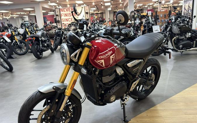2026 Triumph Speed 400 Lava Red Gloss/Storm Grey