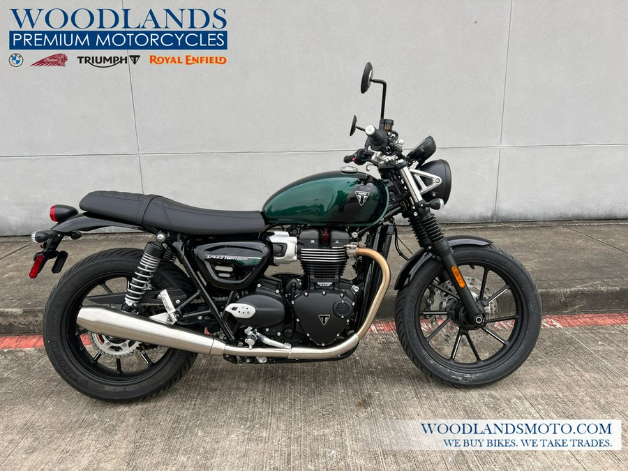 2024 Triumph Speed Twin 900 Competition Green/Phantom Black