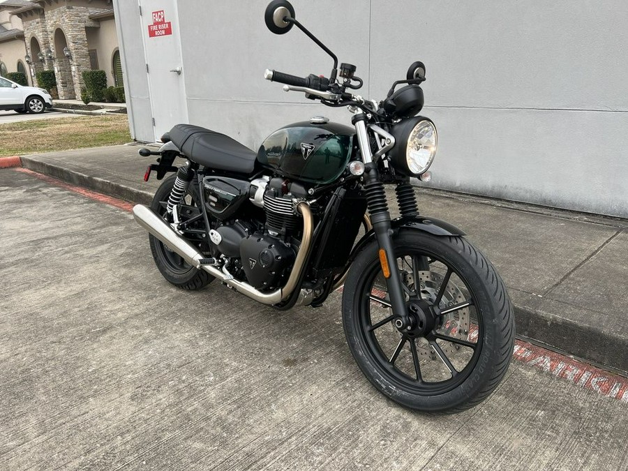 2024 Triumph Speed Twin 900 Competition Green/Phantom Black