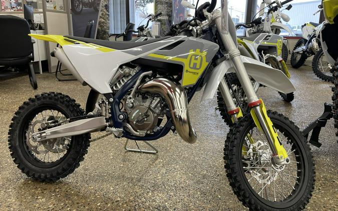 2023 Husqvarna Motorcycles TC 65 - White / Gray / Yellow