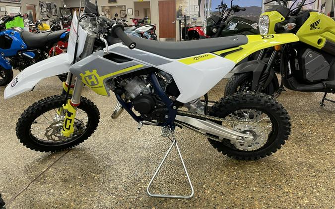 2023 Husqvarna Motorcycles TC 65 - White / Gray / Yellow