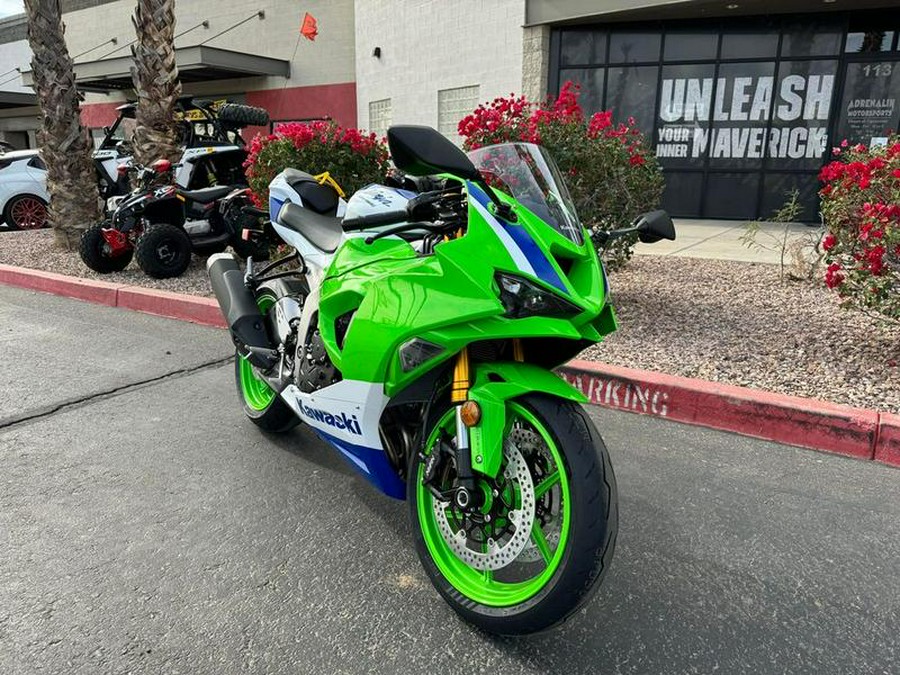 2024 Kawasaki Ninja® ZX™-6R 40th Anniversary Edition ABS