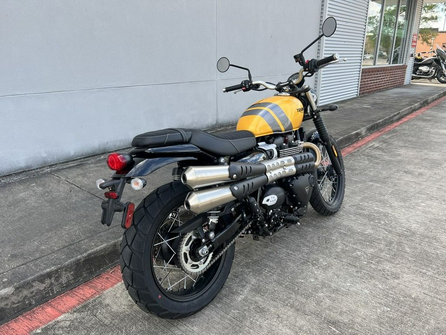 2024 Triumph Scrambler 900 Cosmic Yellow/Graphite