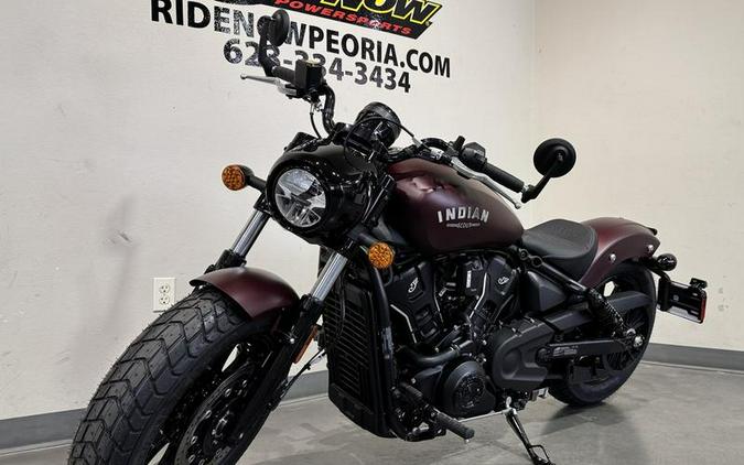 2026 Indian Motorcycle® Scout® Bobber Limited +Tech Maroon Metallic Smoke