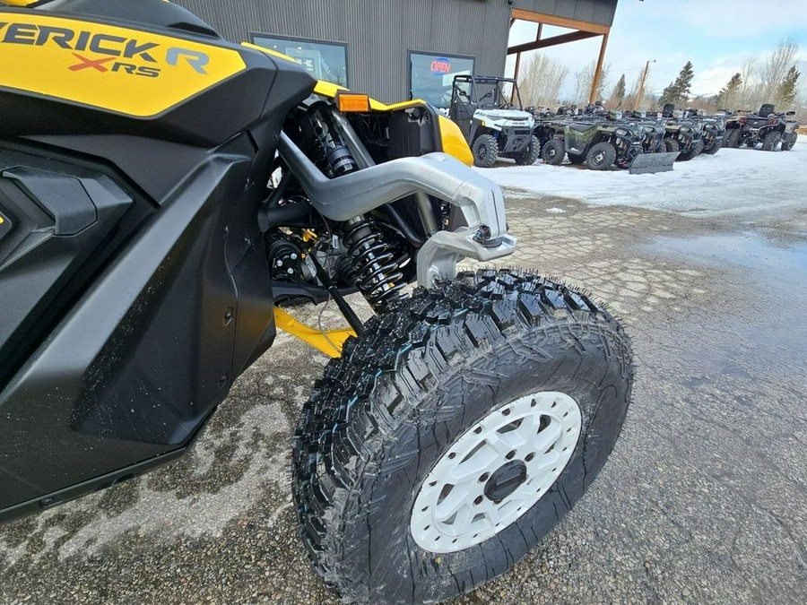 2024 Can-Am® Maverick R X RS Carbon Black & Neo Yellow