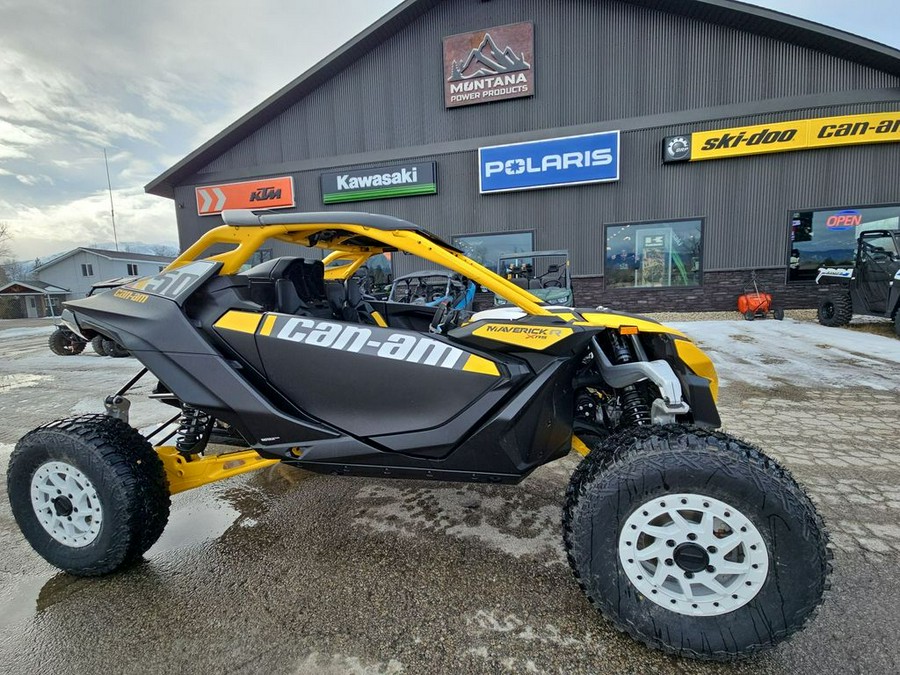 2024 Can-Am® Maverick R X RS Carbon Black & Neo Yellow