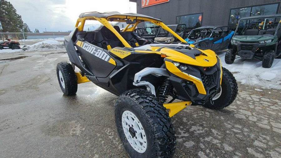 2024 Can-Am® Maverick R X RS Carbon Black & Neo Yellow