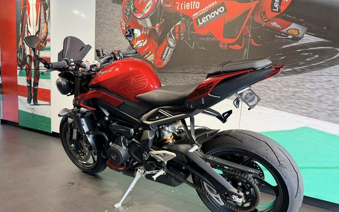2024 Triumph Street Triple 765 RS Carnival Red