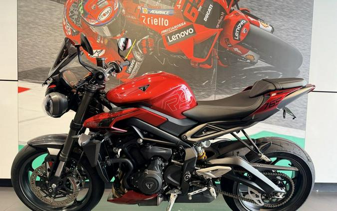 2024 Triumph Street Triple 765 RS Carnival Red