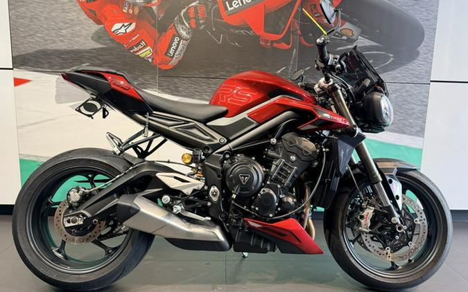 2024 Triumph Street Triple 765 RS Carnival Red