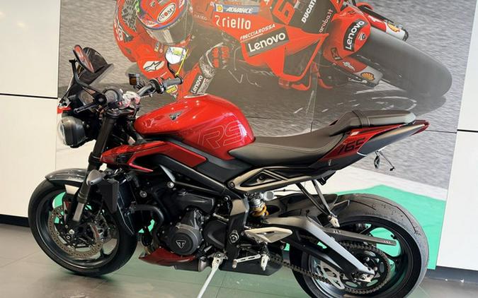 2024 Triumph Street Triple 765 RS Carnival Red