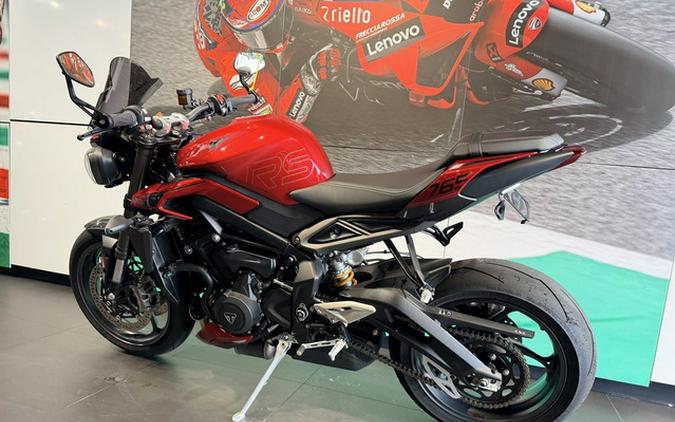 2024 Triumph Street Triple 765 RS Carnival Red