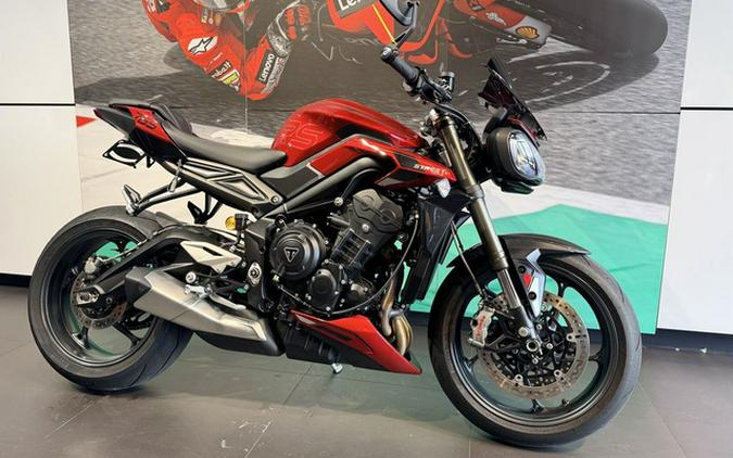 2024 Triumph Street Triple 765 RS Carnival Red