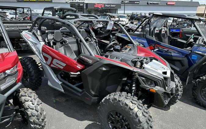 2024 Can-Am® Maverick X3 DS Turbo Fiery Red & Hyper Silver