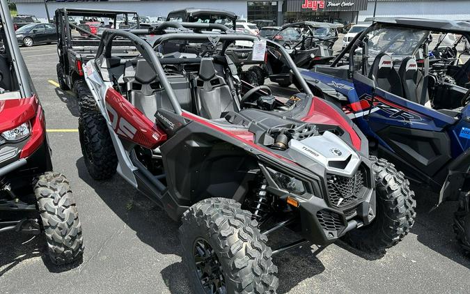 2024 Can-Am® Maverick X3 DS Turbo Fiery Red & Hyper Silver